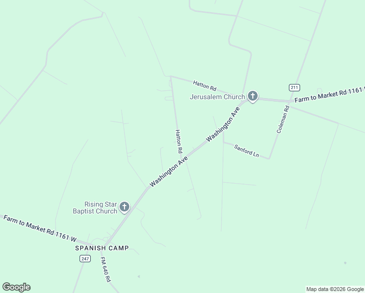 map of restaurants, bars, coffee shops, grocery stores, and more near 121 Hatton Road in Wharton