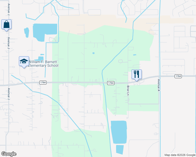 map of restaurants, bars, coffee shops, grocery stores, and more near 10922 Farm to Market Road 1764 in Santa Fe