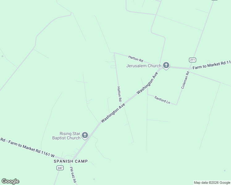 map of restaurants, bars, coffee shops, grocery stores, and more near 121 Hatton Road in Wharton