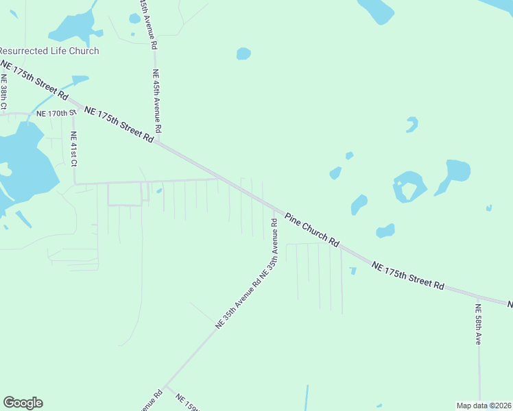 map of restaurants, bars, coffee shops, grocery stores, and more near 4888 Northeast 175th Street Road in Citra