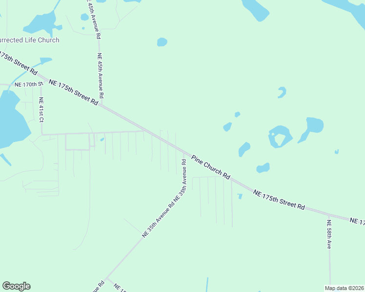 map of restaurants, bars, coffee shops, grocery stores, and more near 4888 Northeast 175th Street Road in Citra