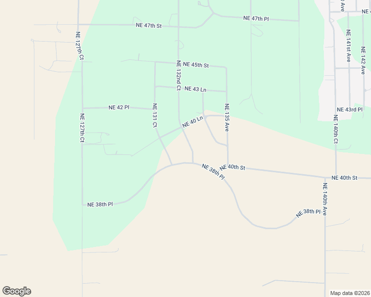 map of restaurants, bars, coffee shops, grocery stores, and more near 13250 Northeast 40 Lane in Williston