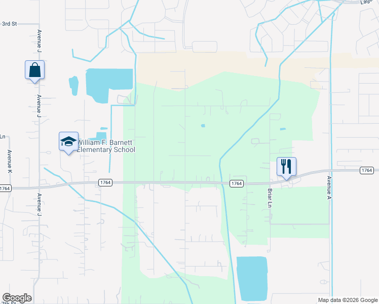 map of restaurants, bars, coffee shops, grocery stores, and more near 3411 Bruce Hall Road in Santa Fe