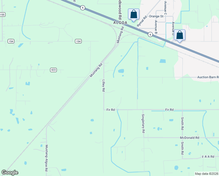 map of restaurants, bars, coffee shops, grocery stores, and more near 719 Lilley Rd in Alvin