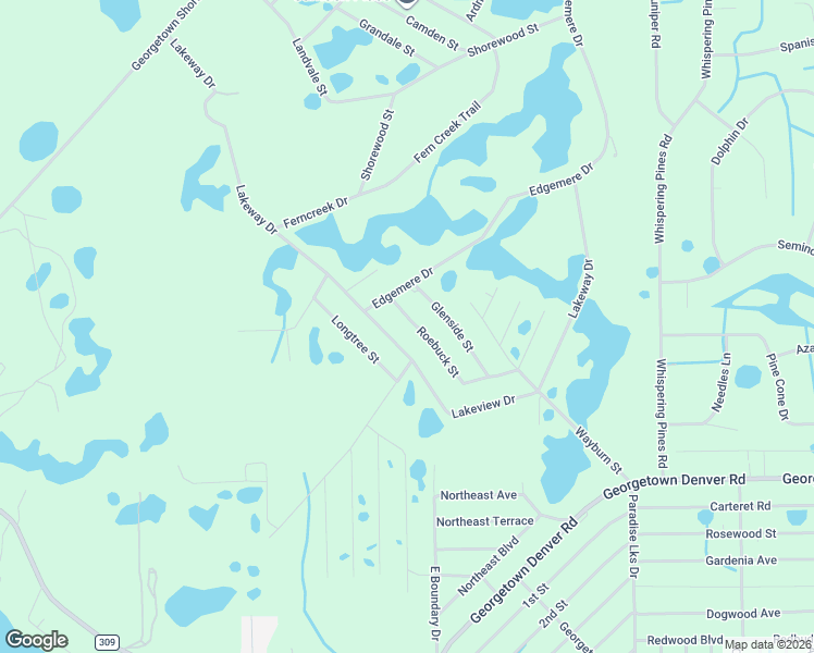 map of restaurants, bars, coffee shops, grocery stores, and more near 145 Roebuck Road in Georgetown