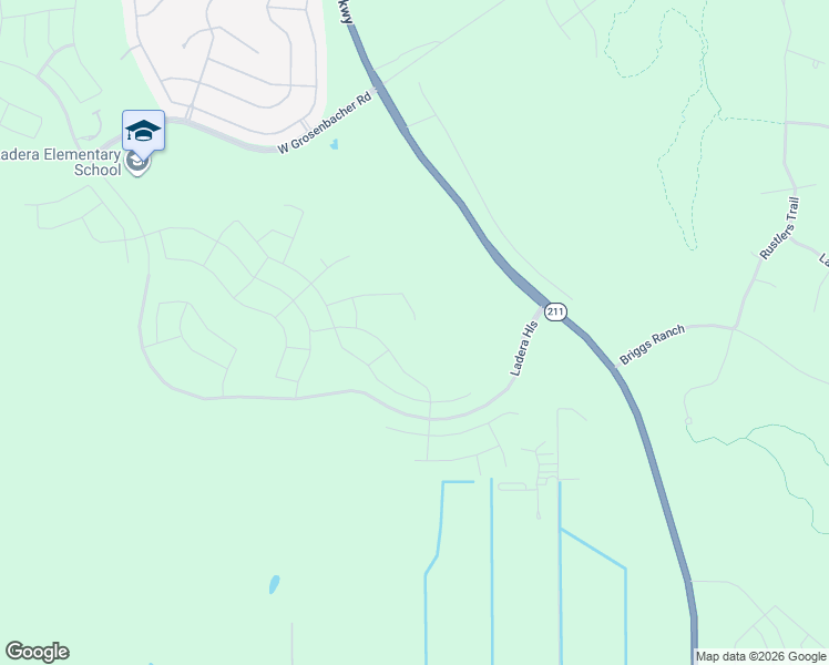 map of restaurants, bars, coffee shops, grocery stores, and more near Texas Research Parkway in San Antonio