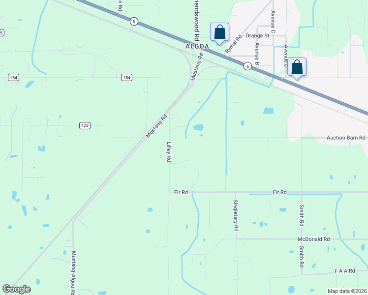 map of restaurants, bars, coffee shops, grocery stores, and more near 719 Lilley Road in Alvin
