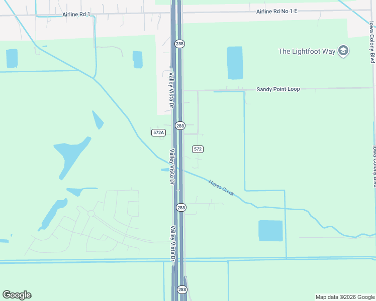 map of restaurants, bars, coffee shops, grocery stores, and more near 13018 Green Valley Drive in Rosharon
