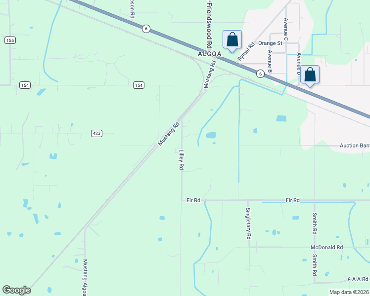 map of restaurants, bars, coffee shops, grocery stores, and more near 538 Lilley Road in Alvin