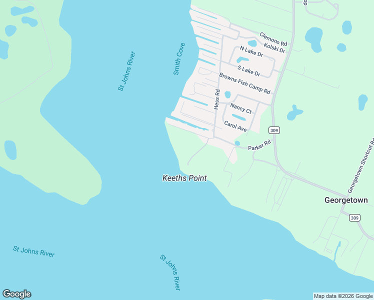 map of restaurants, bars, coffee shops, grocery stores, and more near 141 Wooten Road in Crescent City