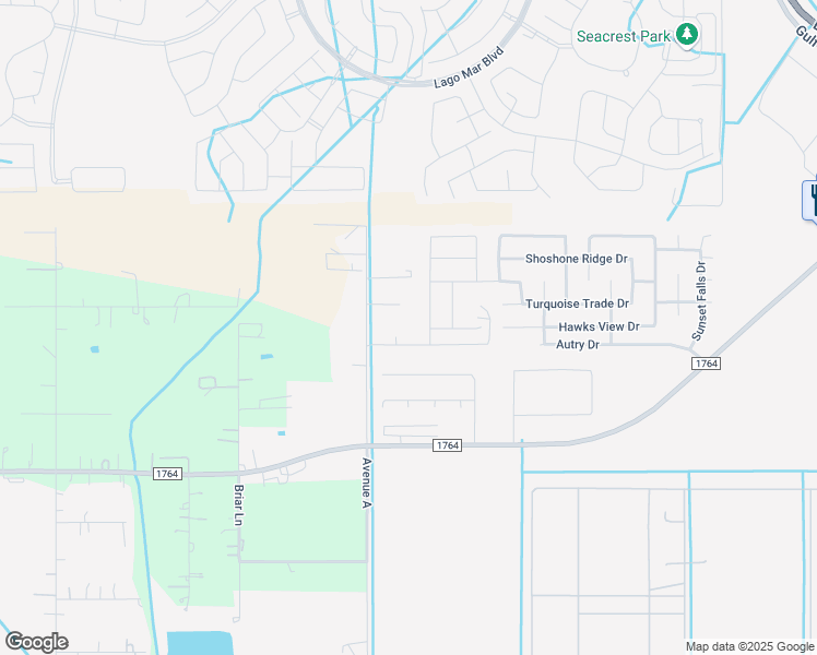 map of restaurants, bars, coffee shops, grocery stores, and more near 10408 Autry Drive in Santa Fe