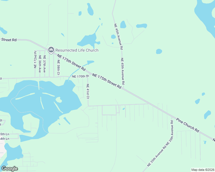 map of restaurants, bars, coffee shops, grocery stores, and more near 4320 Northeast 175th Street Road in Citra