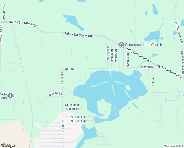 map of restaurants, bars, coffee shops, grocery stores, and more near 16935 Northeast 34th Court in Citra