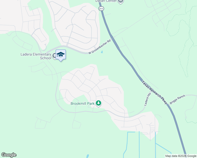 map of restaurants, bars, coffee shops, grocery stores, and more near 3401 Perlach Drive in San Antonio