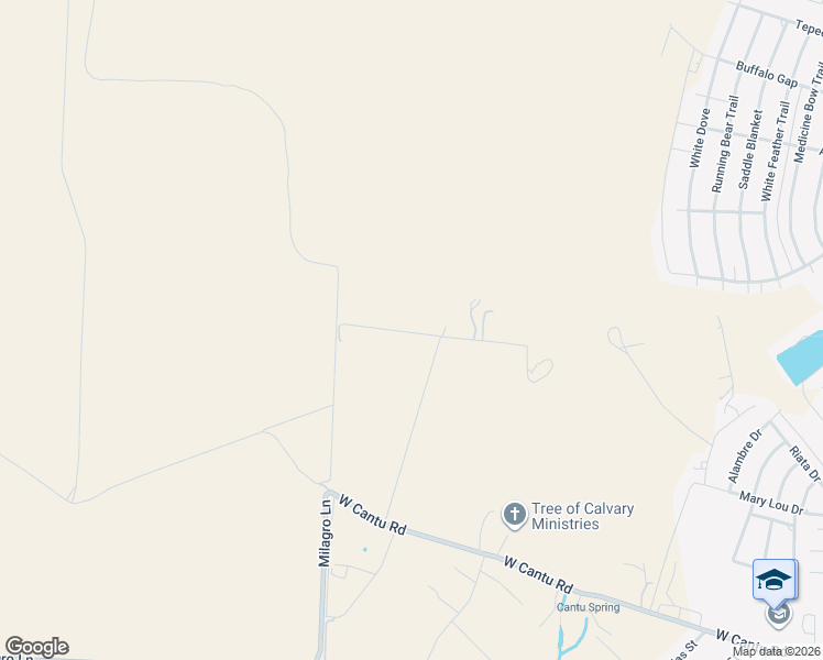 map of restaurants, bars, coffee shops, grocery stores, and more near 25 Skyview West in Del Rio