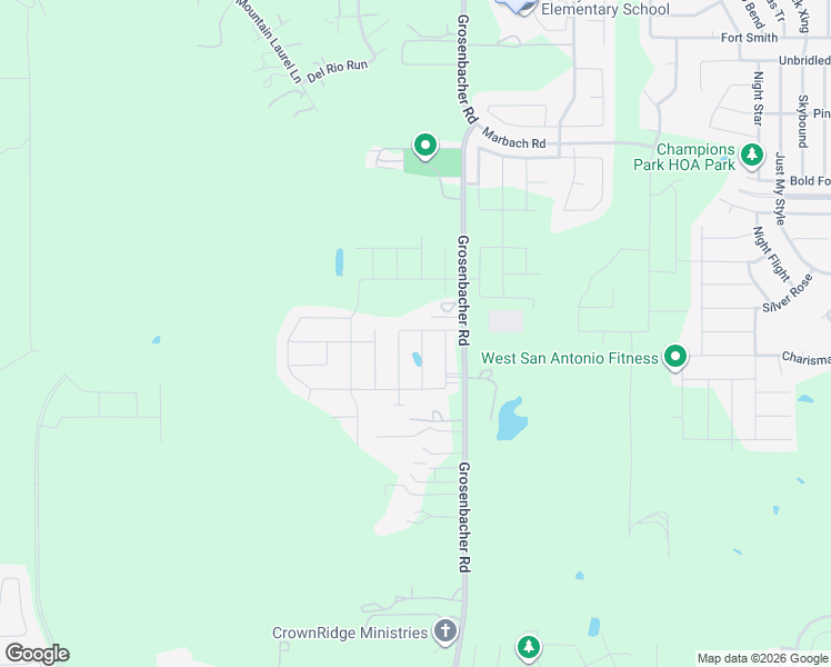 map of restaurants, bars, coffee shops, grocery stores, and more near 3203 Onion Creek in San Antonio