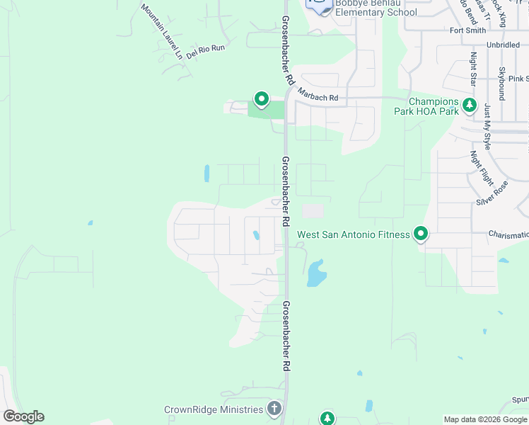 map of restaurants, bars, coffee shops, grocery stores, and more near 3203 Onion Creek in San Antonio