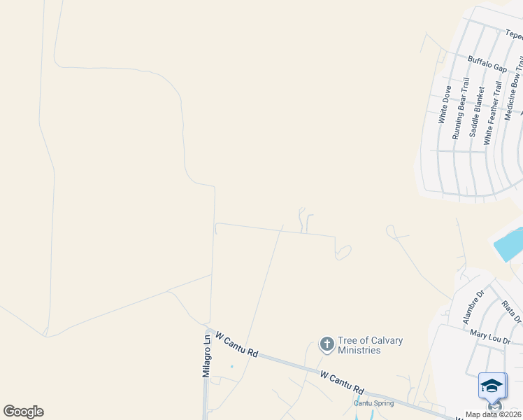 map of restaurants, bars, coffee shops, grocery stores, and more near 25 Skyview West in Del Rio