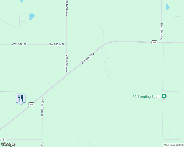 map of restaurants, bars, coffee shops, grocery stores, and more near 15958 West Highway 318 in Williston
