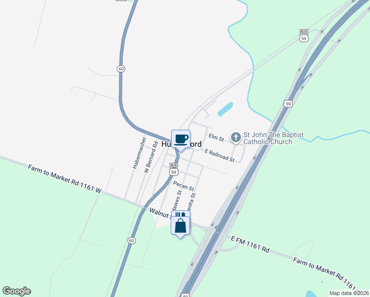 map of restaurants, bars, coffee shops, grocery stores, and more near in Hungerford