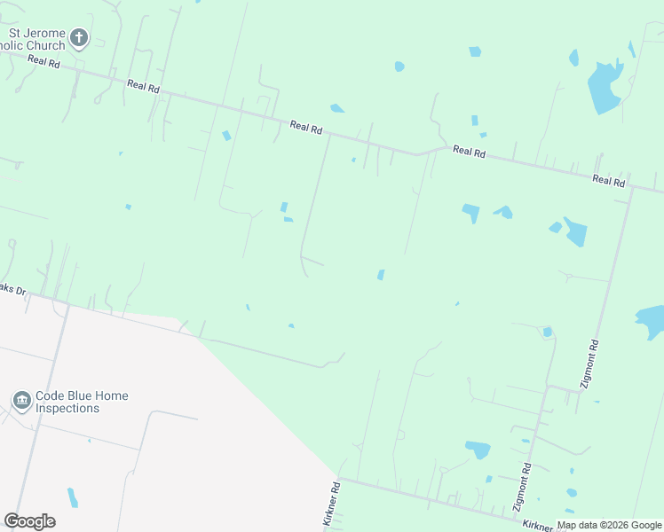 map of restaurants, bars, coffee shops, grocery stores, and more near 8546 Real Road in San Antonio