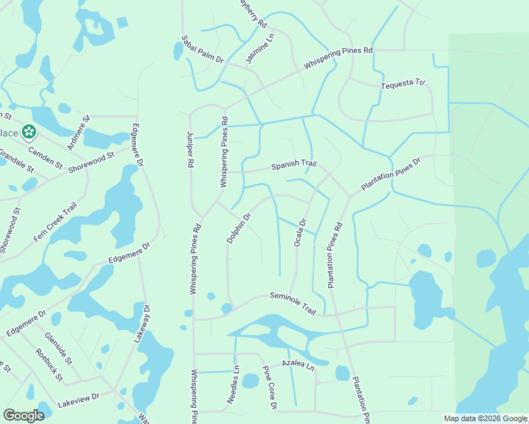 map of restaurants, bars, coffee shops, grocery stores, and more near 206 Dolphin Drive in Georgetown