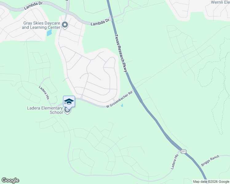 map of restaurants, bars, coffee shops, grocery stores, and more near 2742 Sueno Point in San Antonio