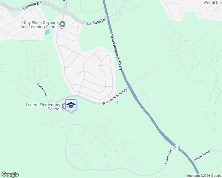 map of restaurants, bars, coffee shops, grocery stores, and more near 2742 Sueno Point in San Antonio