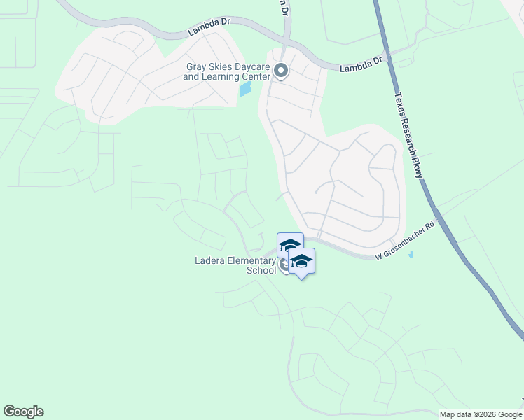 map of restaurants, bars, coffee shops, grocery stores, and more near 2752 Barkey Springs in San Antonio