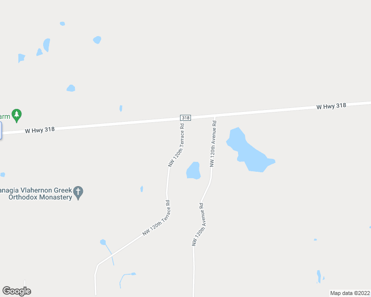 map of restaurants, bars, coffee shops, grocery stores, and more near 17775 Northwest 120th Terrace Road in Reddick