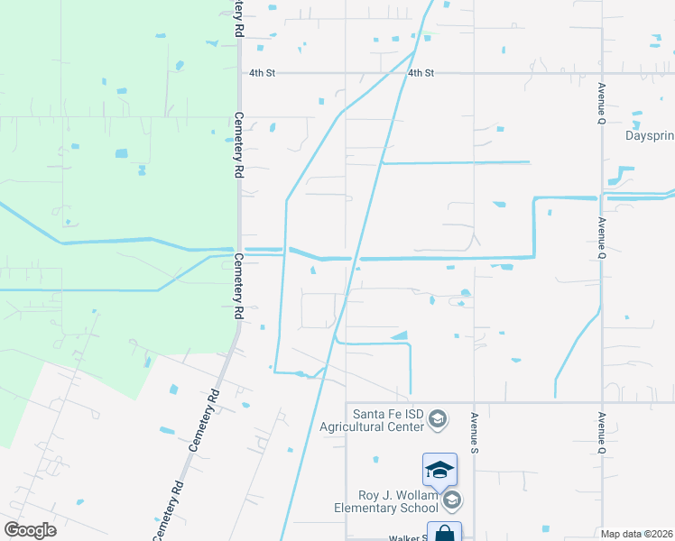 map of restaurants, bars, coffee shops, grocery stores, and more near 13530 Anne Lane in Santa Fe