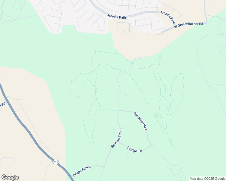 map of restaurants, bars, coffee shops, grocery stores, and more near 2931 Rustlers Trail in San Antonio