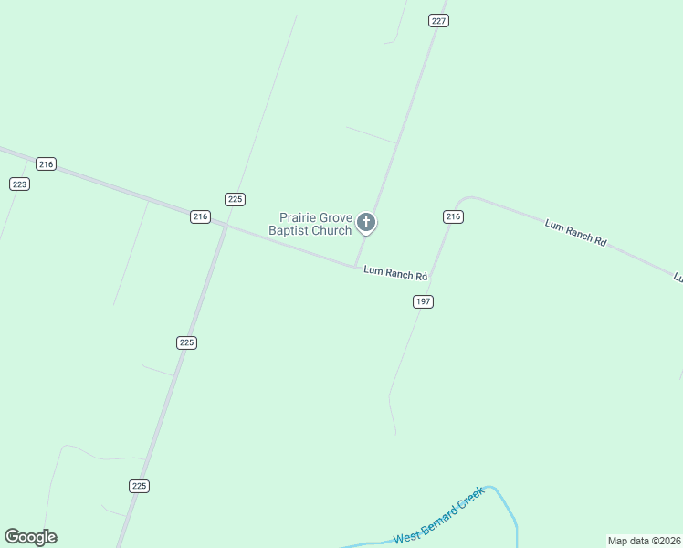 map of restaurants, bars, coffee shops, grocery stores, and more near 2726 County Road 216 in East Bernard
