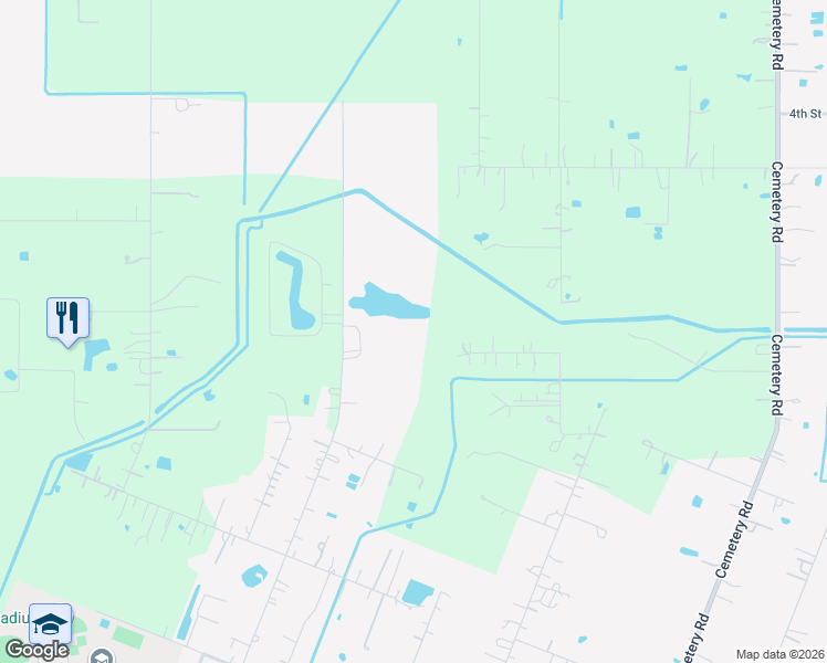 map of restaurants, bars, coffee shops, grocery stores, and more near 3119 Tower Road in Santa Fe