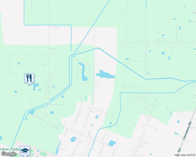 map of restaurants, bars, coffee shops, grocery stores, and more near 3119 Tower Road in Santa Fe