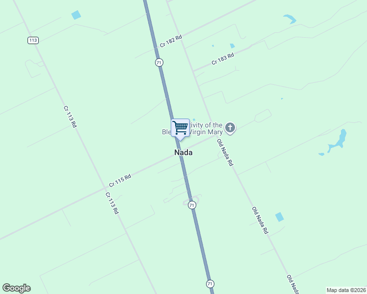 map of restaurants, bars, coffee shops, grocery stores, and more near in Nada