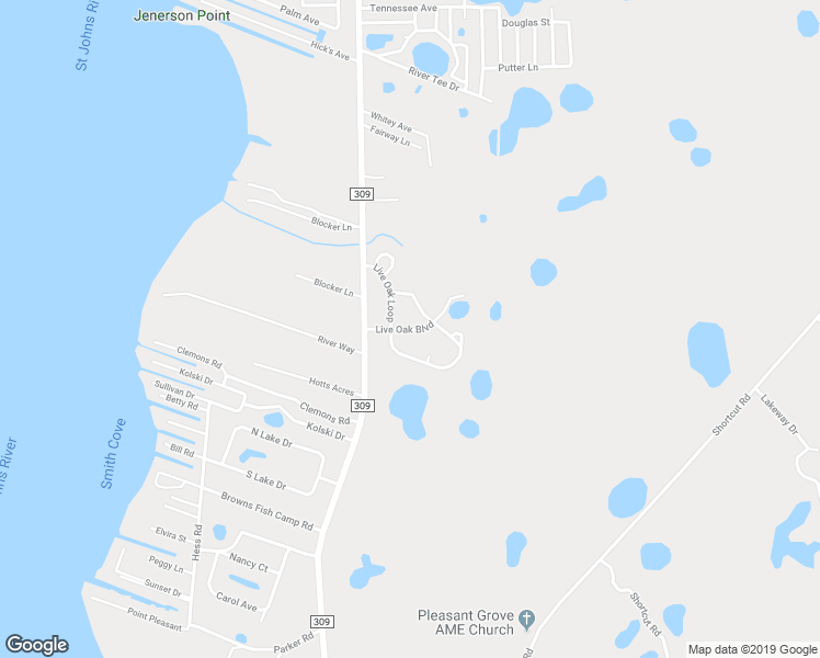 map of restaurants, bars, coffee shops, grocery stores, and more near 161 Live Oak Boulevard in Crescent City