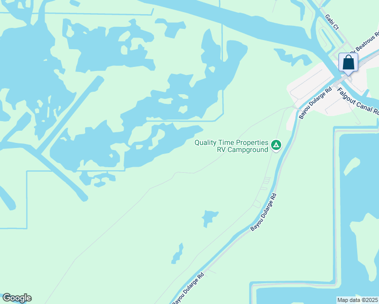 map of restaurants, bars, coffee shops, grocery stores, and more near 1659 Bayou Dularge Road in Terrebonne Parish