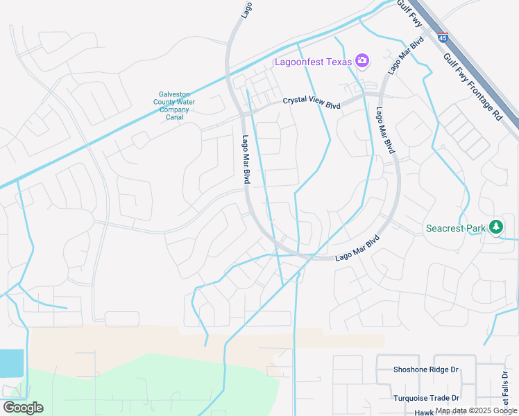 map of restaurants, bars, coffee shops, grocery stores, and more near 13101 Oleander Bay Lane in La Marque