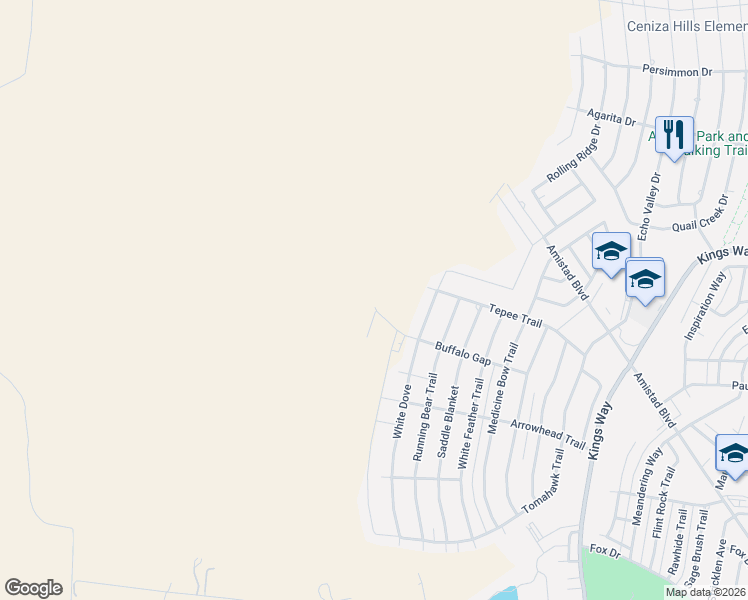 map of restaurants, bars, coffee shops, grocery stores, and more near 1005 Buffalo Gap in Del Rio