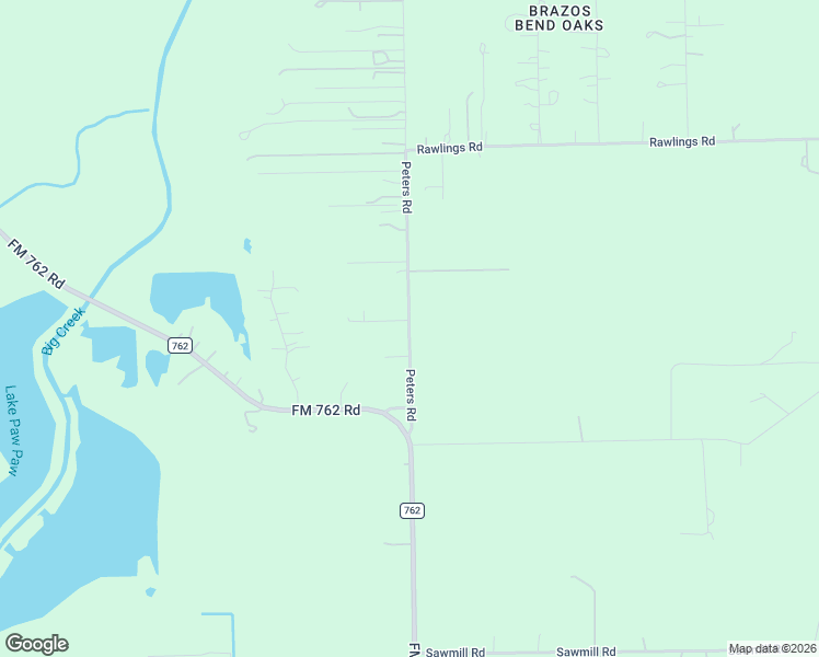 map of restaurants, bars, coffee shops, grocery stores, and more near 14113 Peters Road in Needville