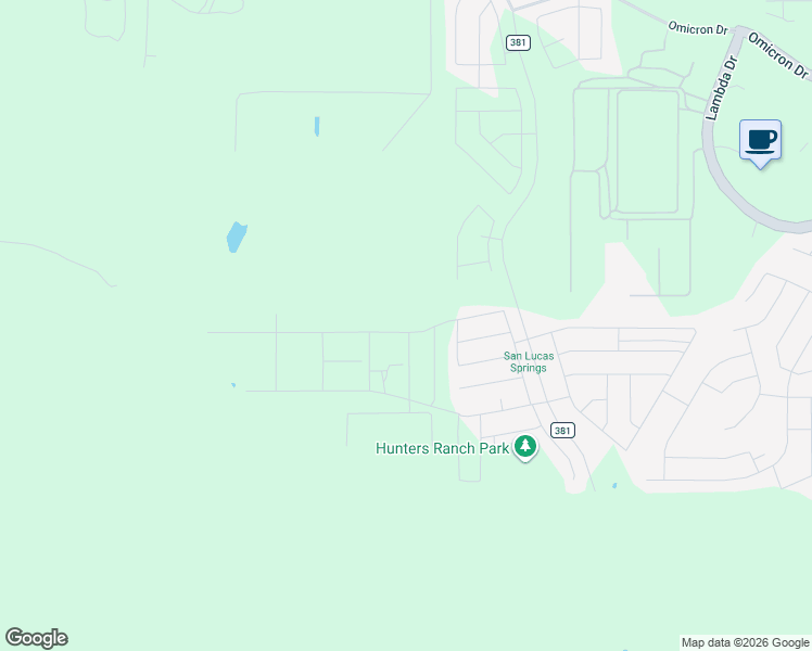 map of restaurants, bars, coffee shops, grocery stores, and more near 14340 Lambda Drive in San Antonio