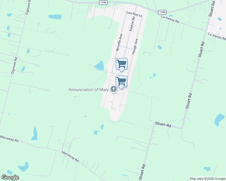 map of restaurants, bars, coffee shops, grocery stores, and more near 1343 Kayroe Road in Adkins