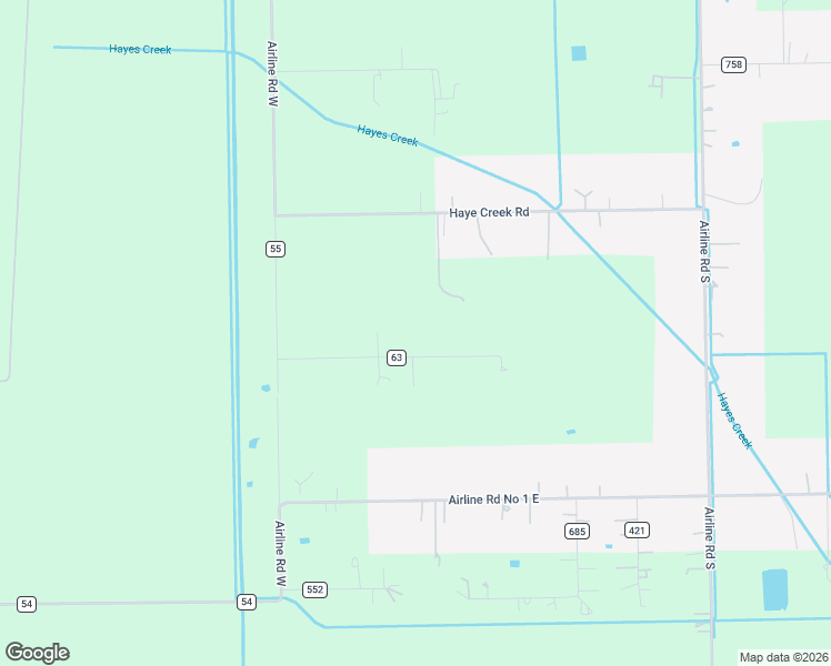 map of restaurants, bars, coffee shops, grocery stores, and more near 1368 County Road 63 in Rosharon