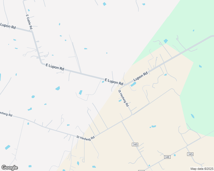 map of restaurants, bars, coffee shops, grocery stores, and more near 16102 East Lupon Road in Saint Hedwig