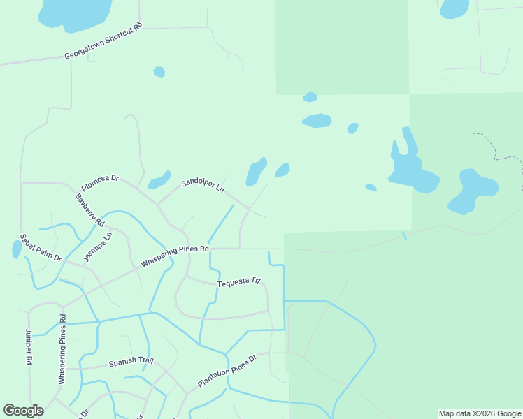 map of restaurants, bars, coffee shops, grocery stores, and more near 202 Mockingbird Court in Georgetown