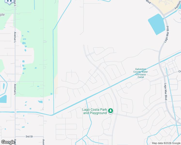 map of restaurants, bars, coffee shops, grocery stores, and more near 5200 Santo Park Road in Dickinson
