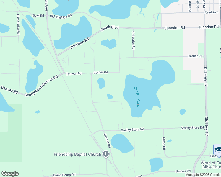 map of restaurants, bars, coffee shops, grocery stores, and more near 148 Denver Road in Crescent City