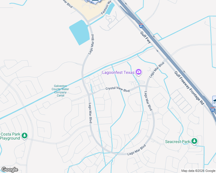 map of restaurants, bars, coffee shops, grocery stores, and more near 12930 Crystal View Boulevard in Santa Fe