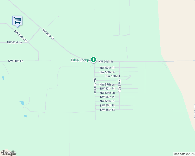map of restaurants, bars, coffee shops, grocery stores, and more near 9972 Northwest 58th Place in Chiefland